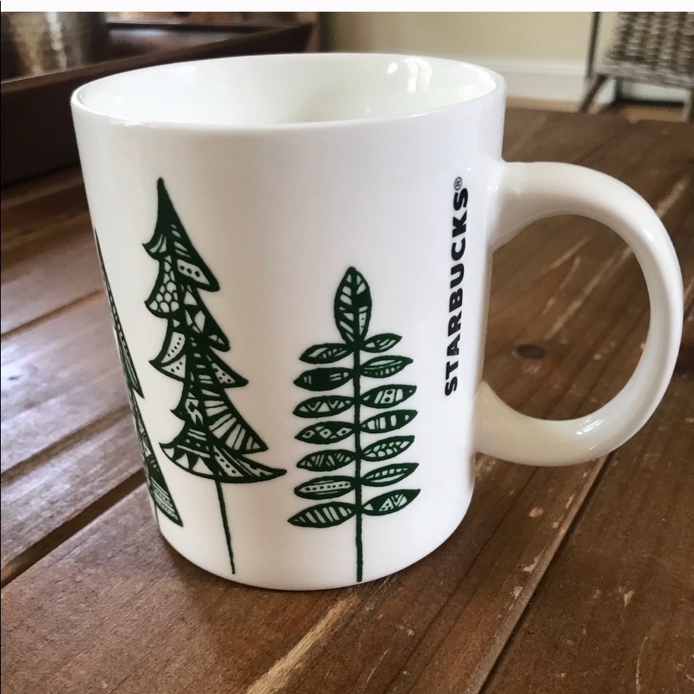 Starbucks Holiday Christmas Trees Coffee Mug
